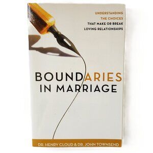 Boundaries in Marriage by Dr Henry Cloud & Dr John Townsend NEW